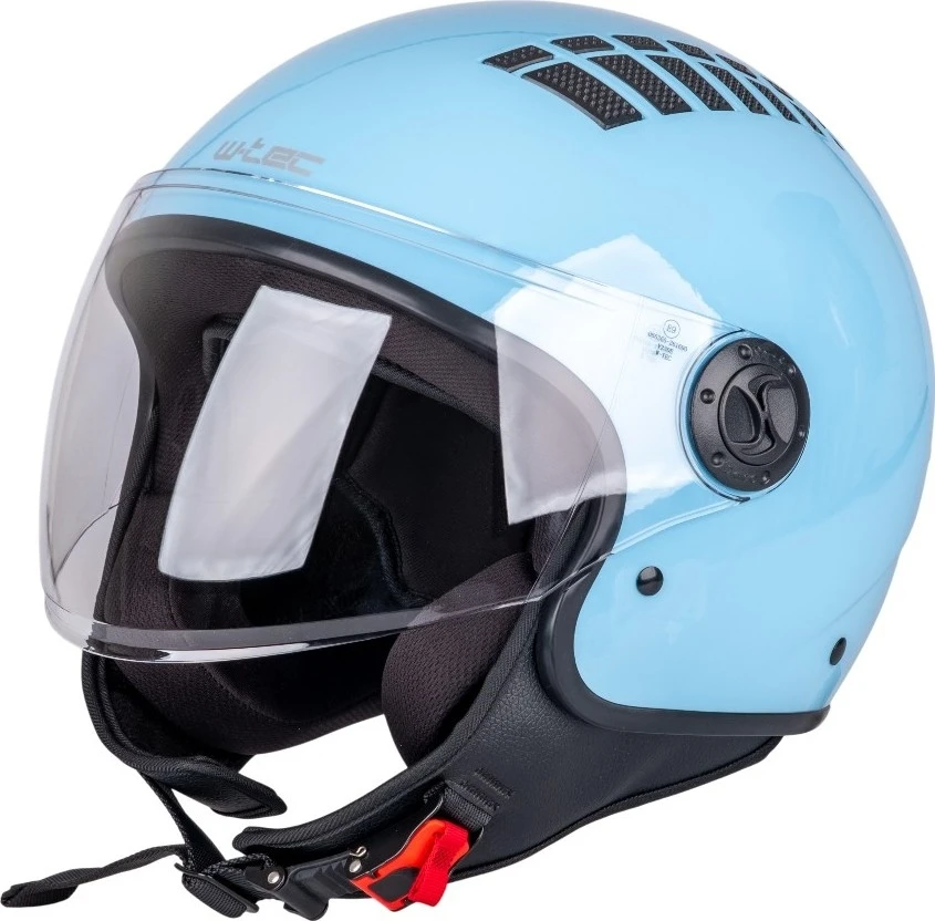 Atviro veido šalmas W-TEC Baraldo Celeste
