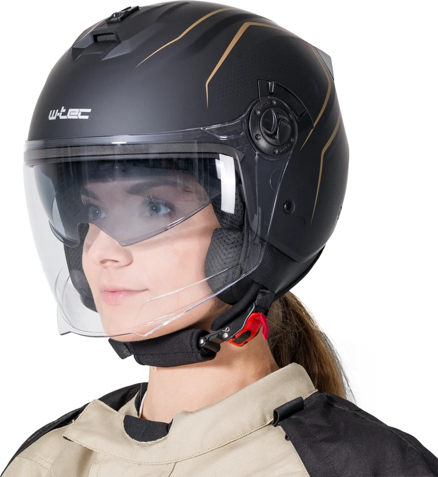 Open-Face Motorcycle Helmet W-TEC Besalu