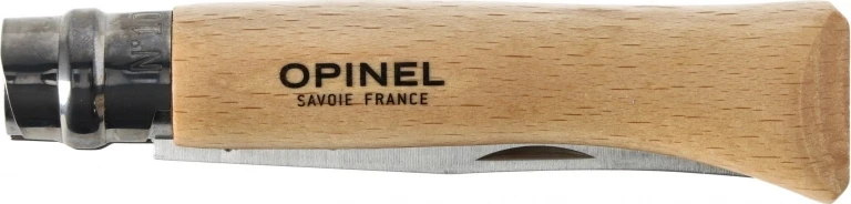 Opinel Nerūdijančio plieno peilis Nr.10 buko rankena