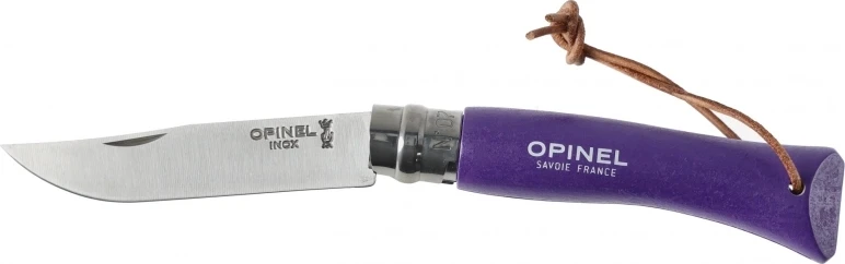 Opinel Trekking Nr 7 nerūdijančio plieno peilis, violetinis