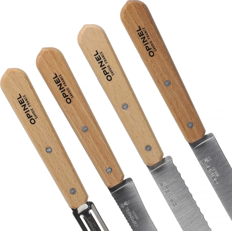 Peilių rinkinys Opinel Natural, 4 vnt. (001300)