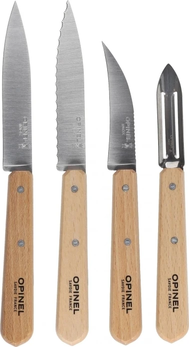 Peilių rinkinys Opinel Natural, 4 vnt. (001300)