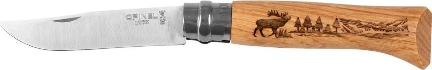 Peilis Opinel 8 Inox Oak Animal, elnias
