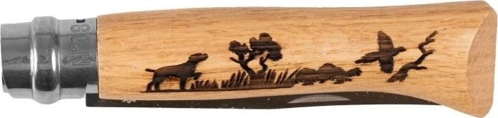 Peilis Opinel No 8 Inox Animal, ąžuolas – šuo