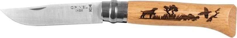Peilis Opinel No 8 Inox Animal, ąžuolas – šuo
