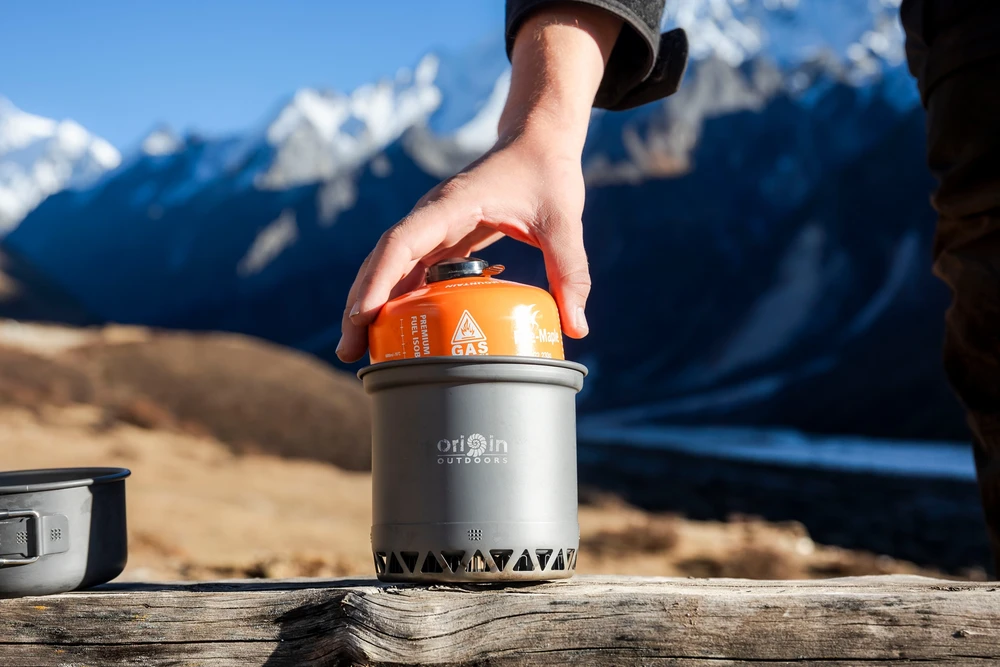 Origin Outdoors Biwak puodų rinkinys „Radiator“