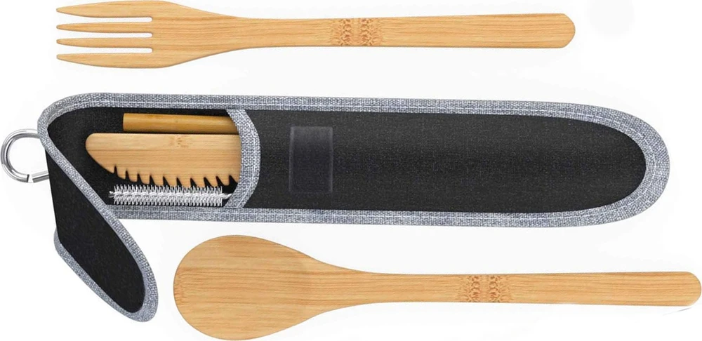 Origin Outdoors stalo įrankių rinkinys „Bamboo“