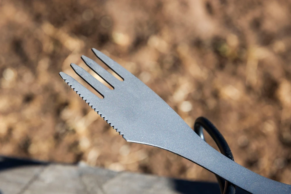 Origin Outdoors stalo įrankiai iš titano Spork