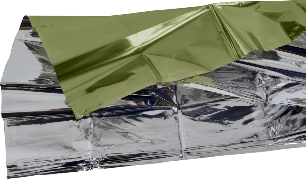Origin Outdoors gelbėjimosi antklodė, alyvuogių/sidabro