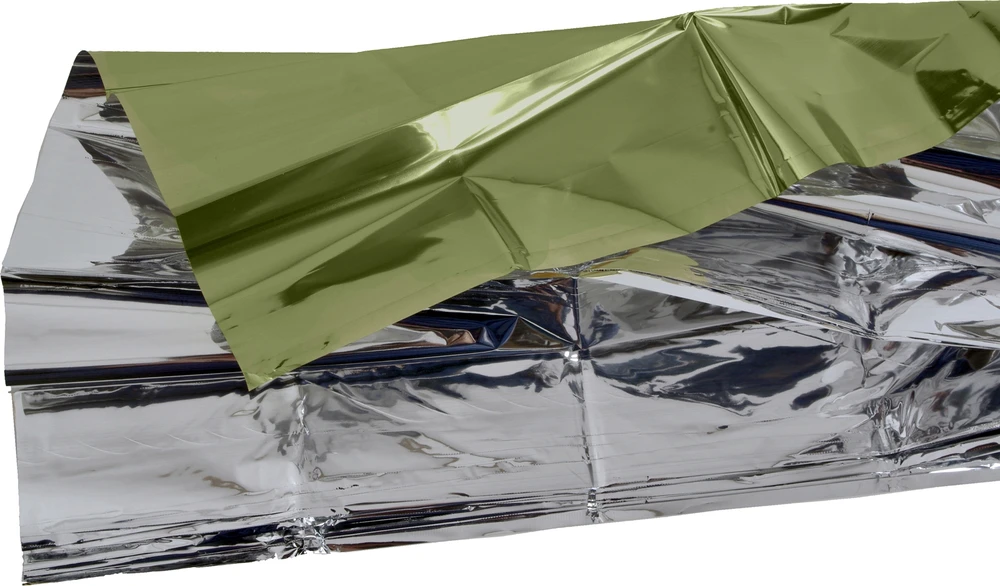 Origin Outdoors gelbėjimosi antklodė, alyvuogių/sidabro
