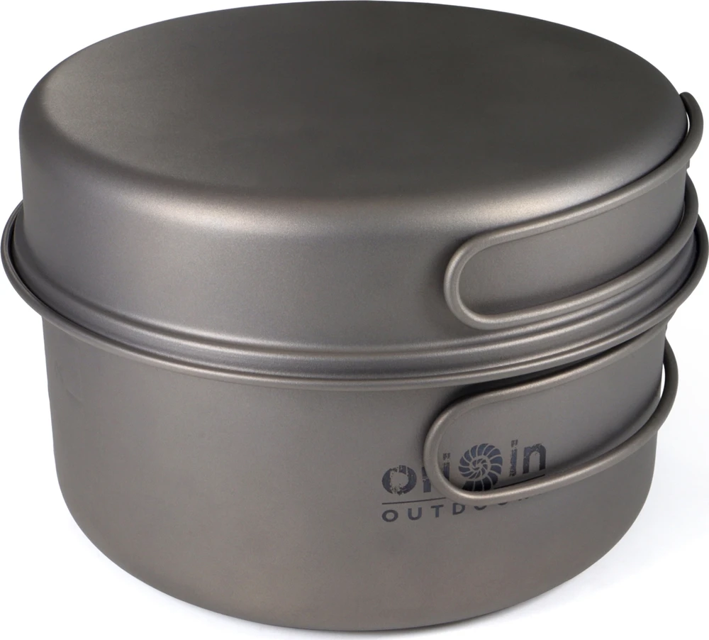 Origin Outdoors stovyklavimo virimo indų rinkinys „Titanium“