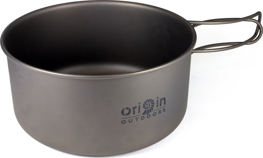 Origin Outdoors stovyklavimo virimo indų rinkinys „Titanium“
