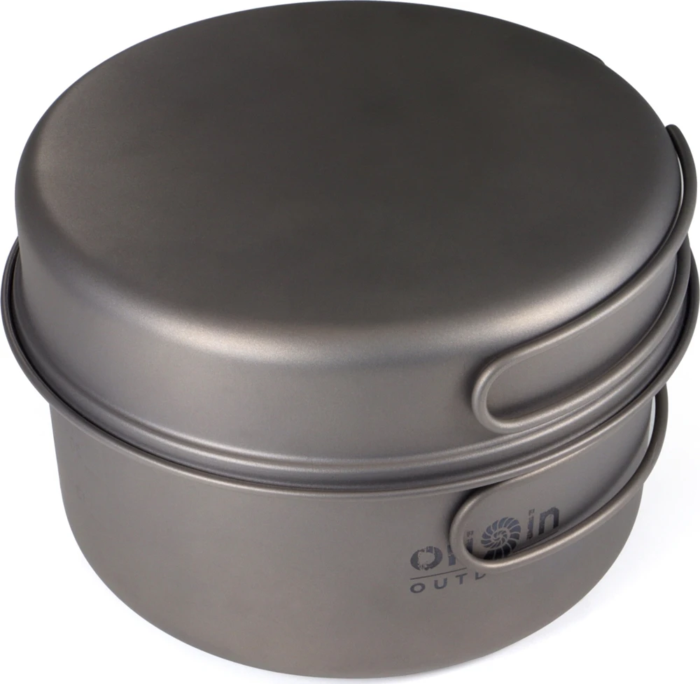 Origin Outdoors stovyklavimo virimo indų rinkinys „Titanium“