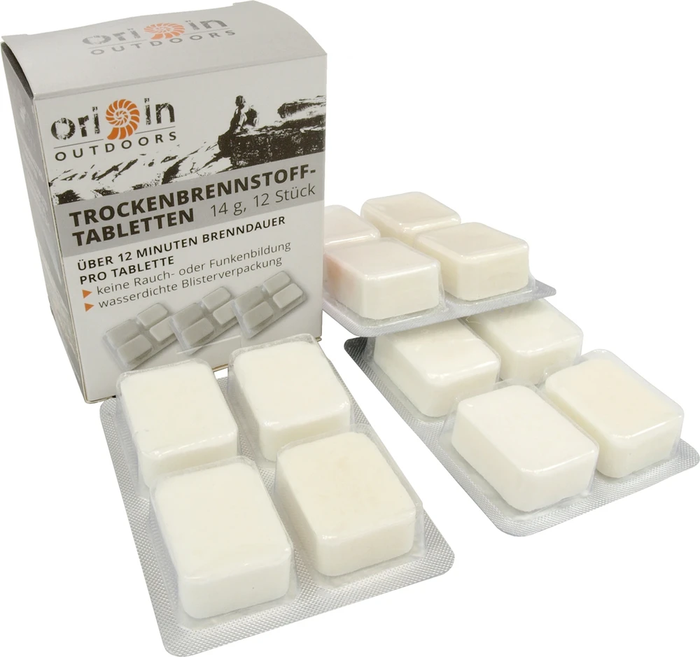 Origin Outdoors kietojo kuro tabletės