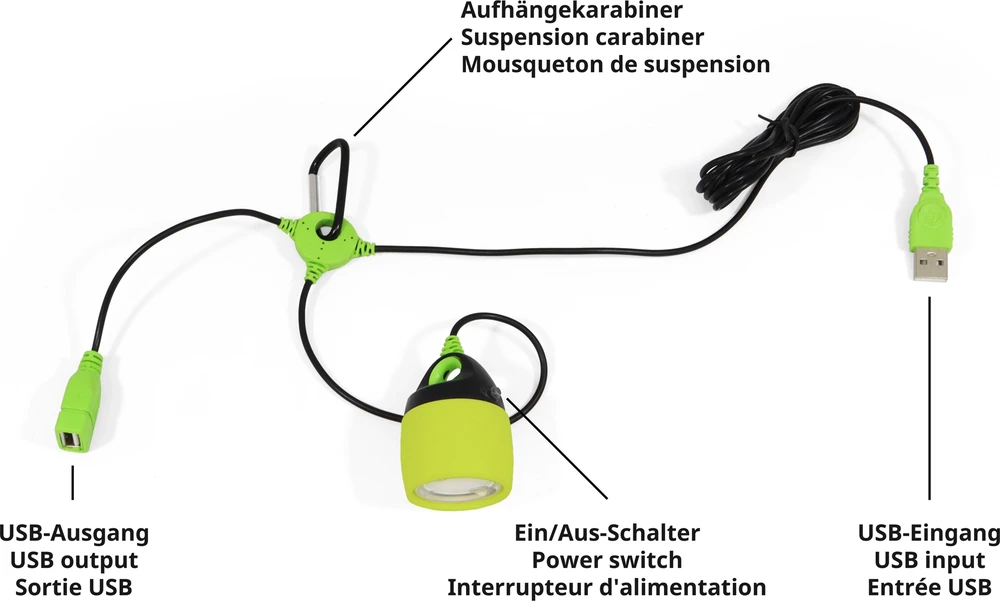 Origin Outdoors LED lempa „Connectable"