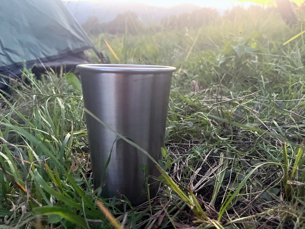 Origin Outdoors nerūdijančio plieno puodelių rinkinys „Livingstone“