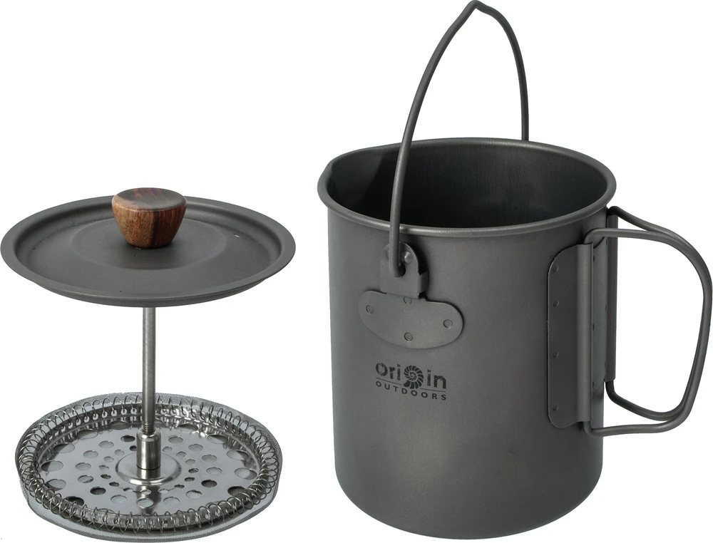 Origin Outdoors kavinukas French Press 3 in 1 „Titanium“