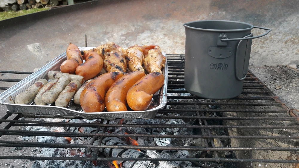 Origin Outdoors kavinukas French Press 3 in 1 „Titanium“