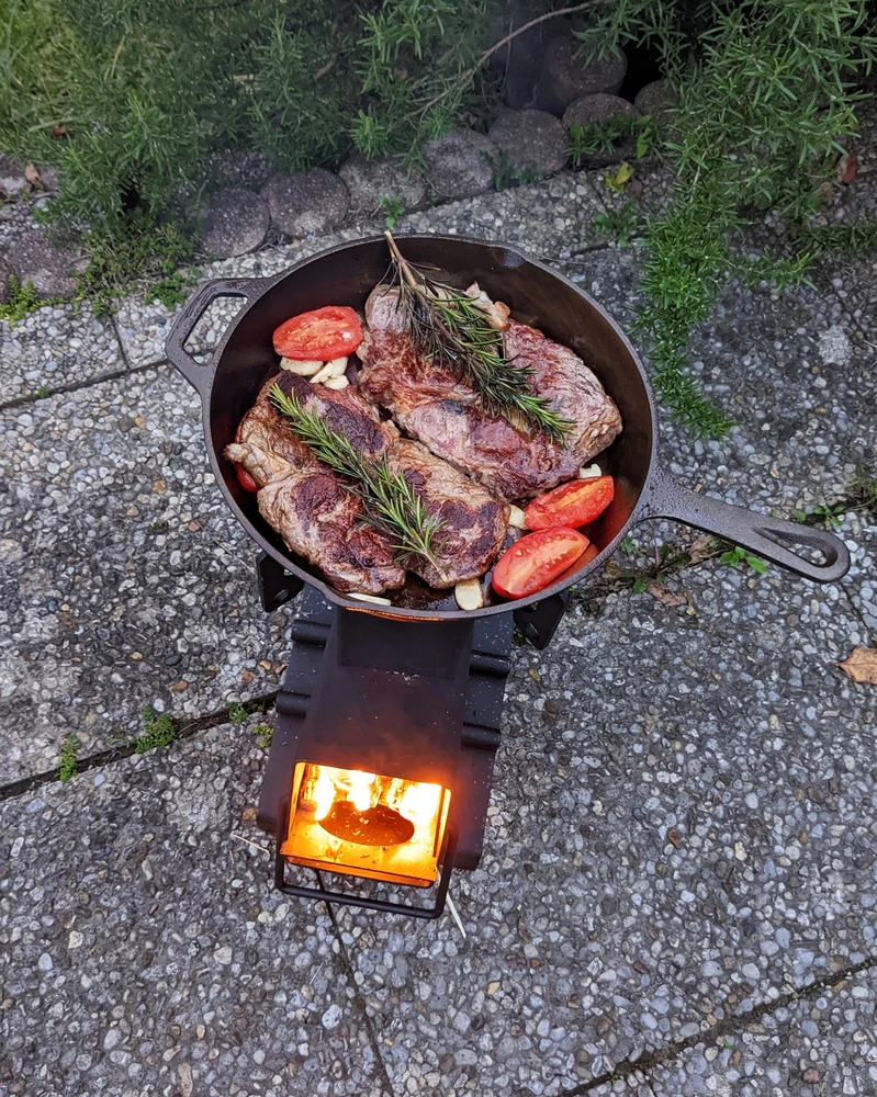 Origin Outdoors sudedama raketinė viryklė „Rocket Stove Collapsible“