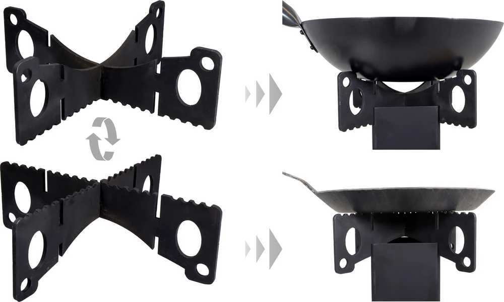 Origin Outdoors sudedama raketinė viryklė „Rocket Stove Collapsible“