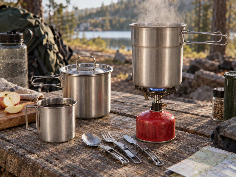 Origin Outdoors Stainless Steel Cooking Set 'Personally'
