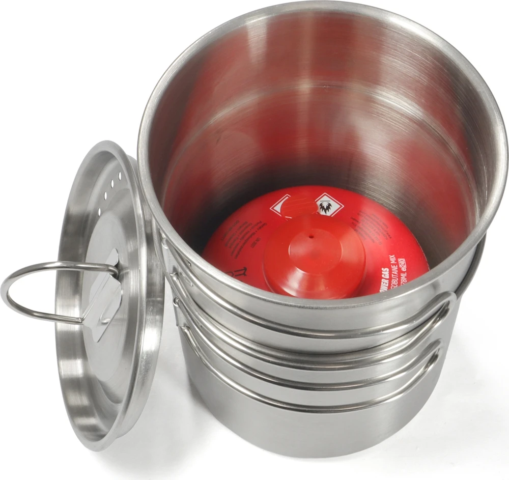 Origin Outdoors Stainless Steel Cooking Set 'Personally'