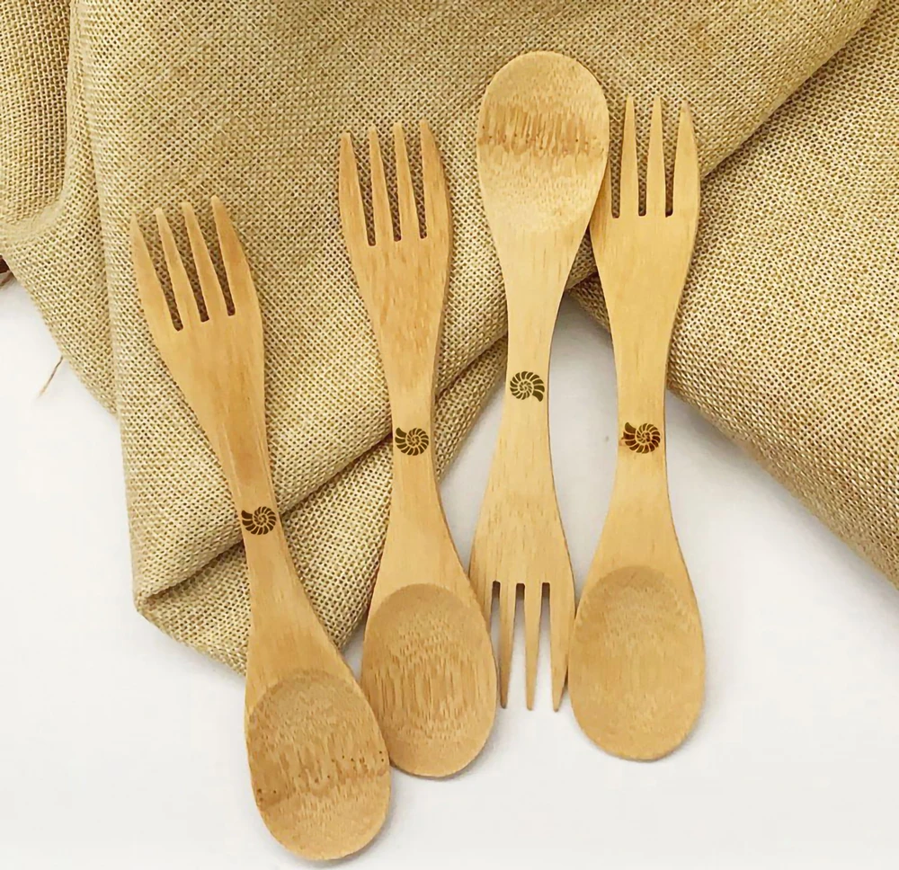 Origin Outdoors stalo įrankis „Bamboo Spork“