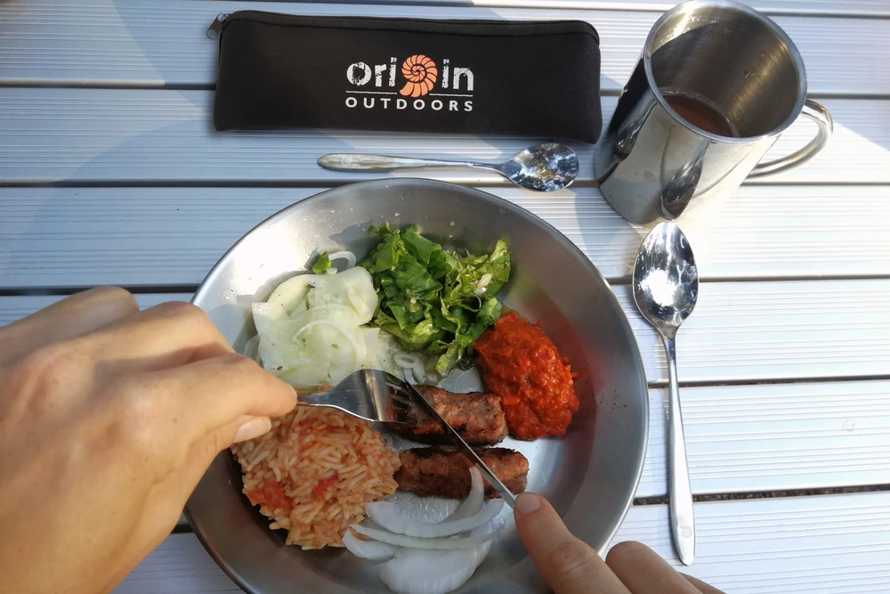 Origin Outdoors stalo įrankių rinkinys Biwak 'Dinner'