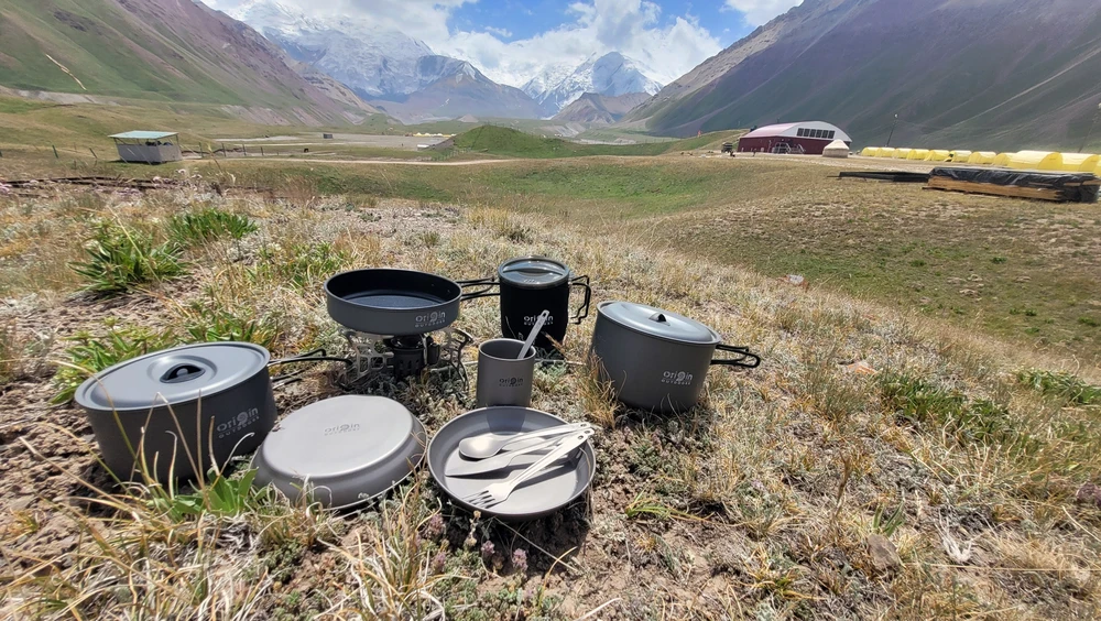 Origin Outdoors stalo įrankių rinkinys „Titanium"