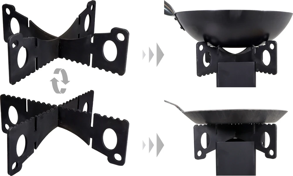 Origin Outdoors sudedama raketinė viryklė „Rocket Stove Collapsible“