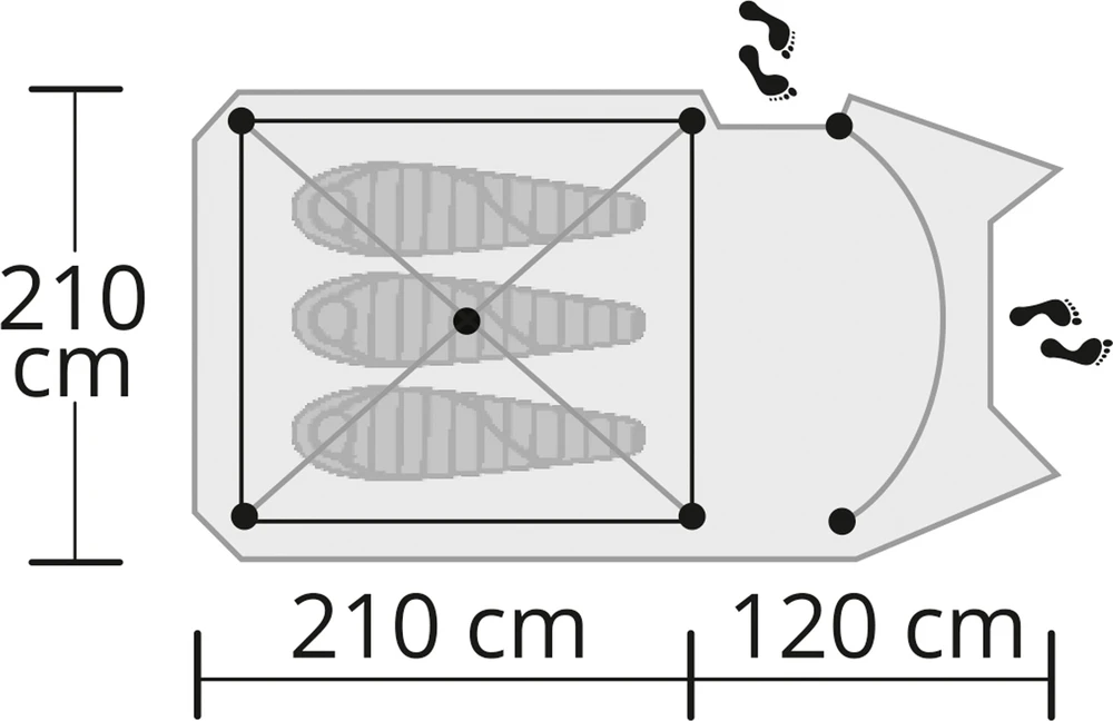 Origin Outdoors Tent 'Hyggelig'
