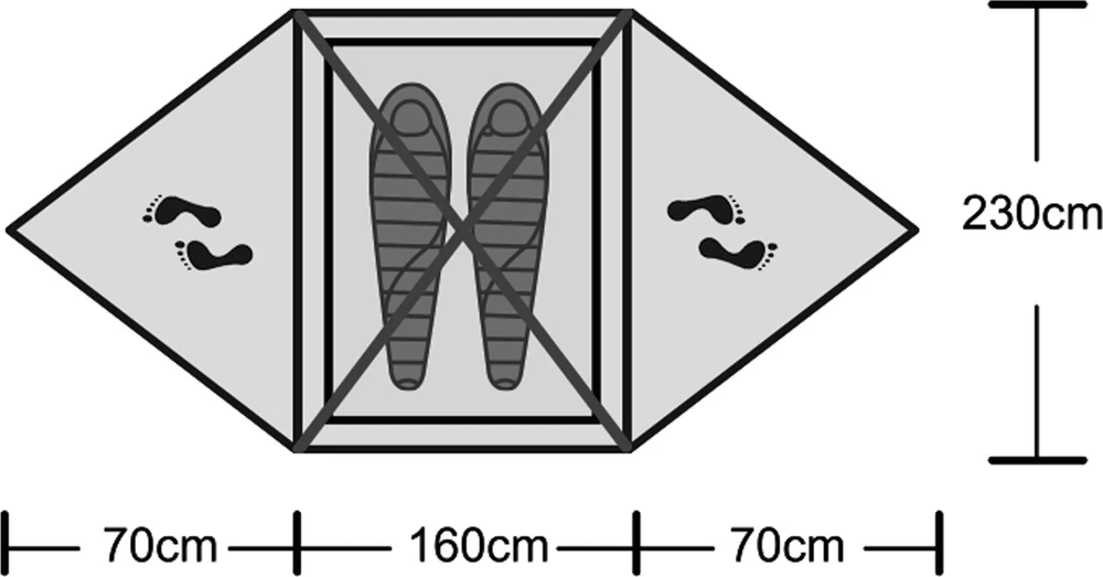 Origin Outdoors Tent 'Snugly'
