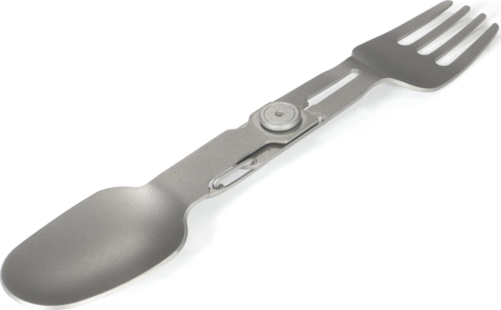 Origin Outdoors titaninė turistinė šakutė-šaukštas Spork Compact