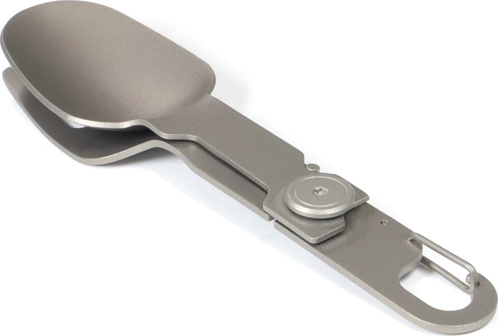 Origin Outdoors titaninė turistinė šakutė-šaukštas Spork Compact