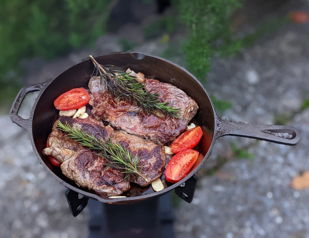 Keptuvė Origin Outdoors Fire Skillet Polished