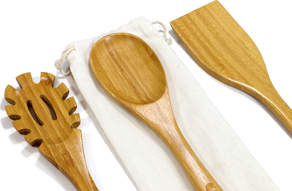 Origin Outdoors virtuvės įrankių rinkinys „Bamboo"