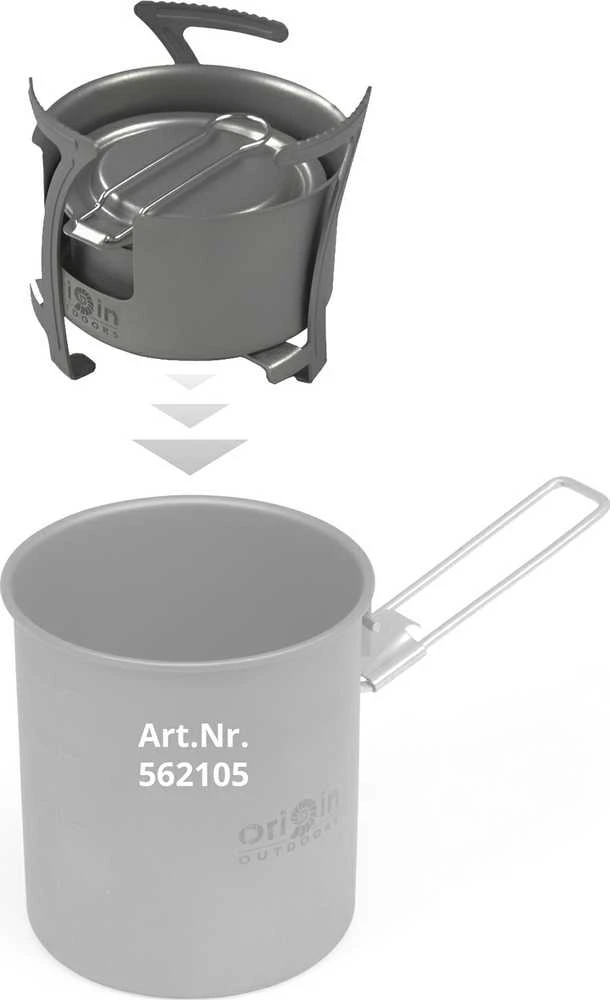 Origin Outdoors viryklių komplektas „Titanium"