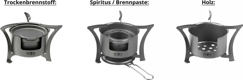 Origin Outdoors viryklių komplektas „Titanium"