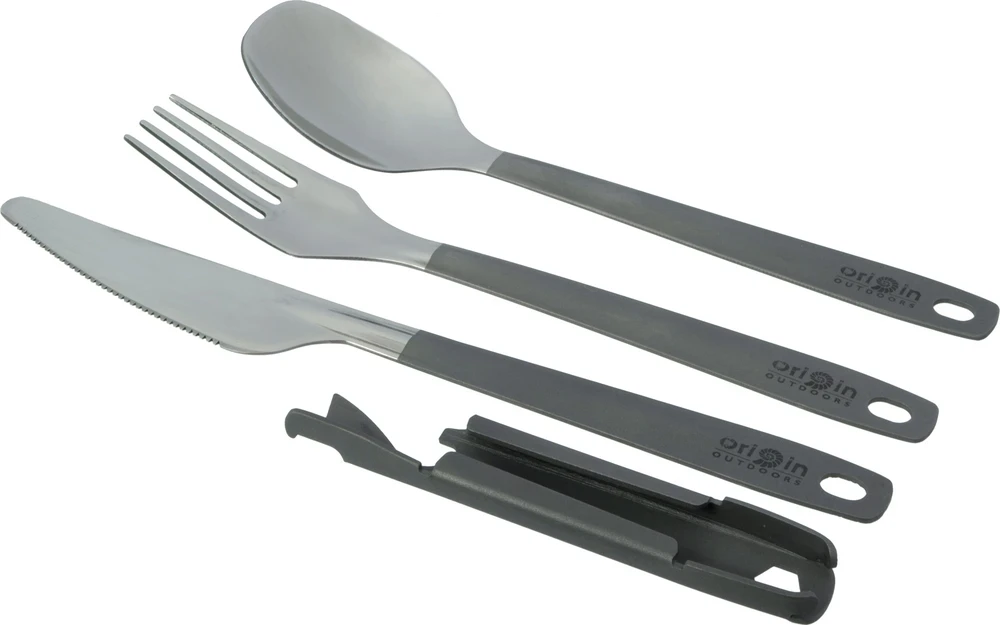 Origin Outdoors Vokietijos armijos stalo įrankiai „Titanium“