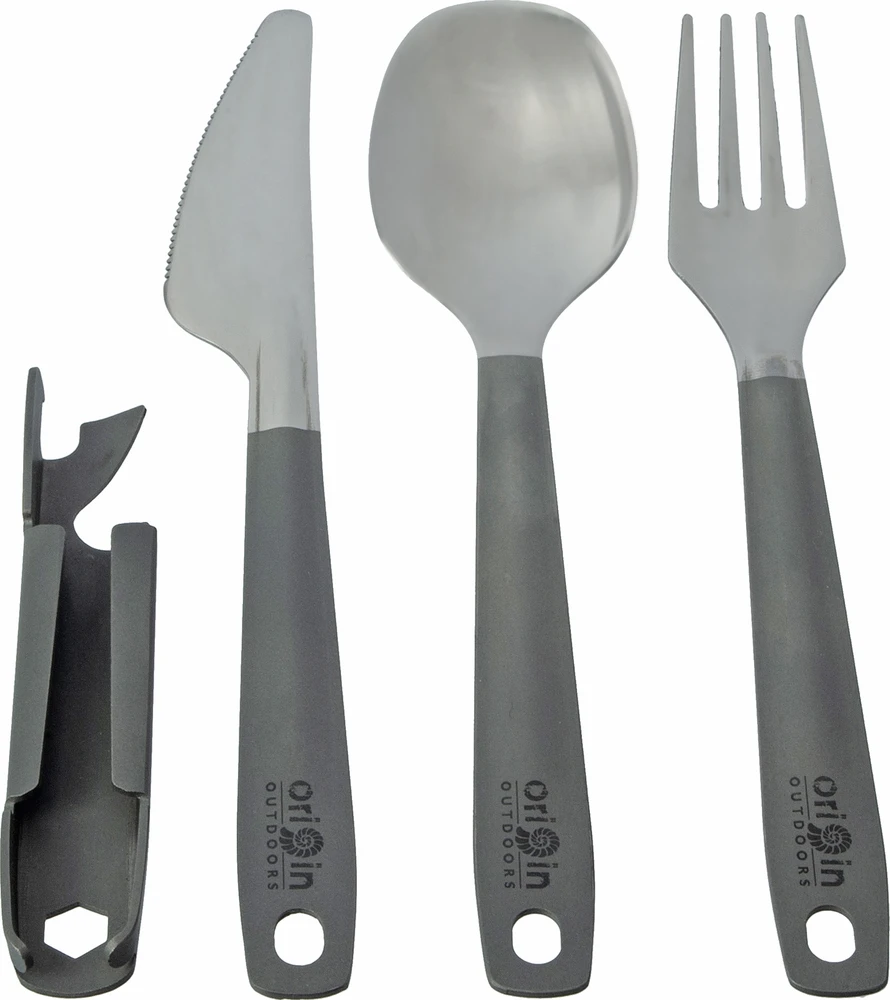Origin Outdoors Vokietijos armijos stalo įrankiai „Titanium“