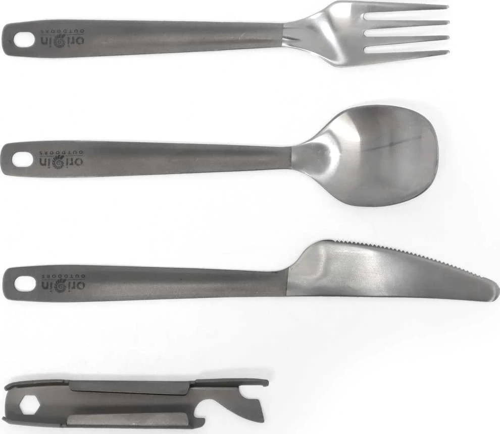 Origin Outdoors Vokietijos armijos stalo įrankiai „Titanium“