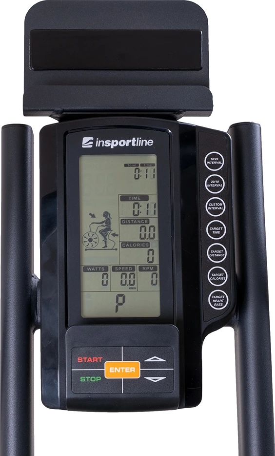 Dviratis treniruoklis su oro pasipriešinimu inSPORTline Airbike Lite (iki 135kg, smagr. 4.6kg)