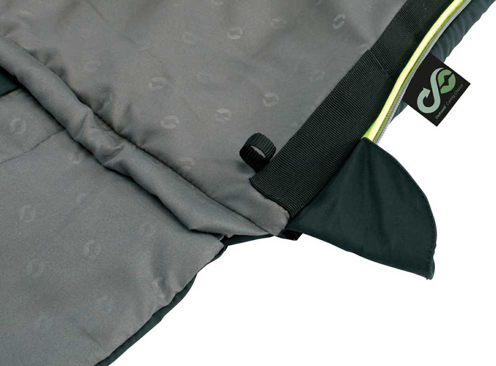 Outwell miegmaišis Contour 220 x 85 cm, -13/+16 °C, juodas
