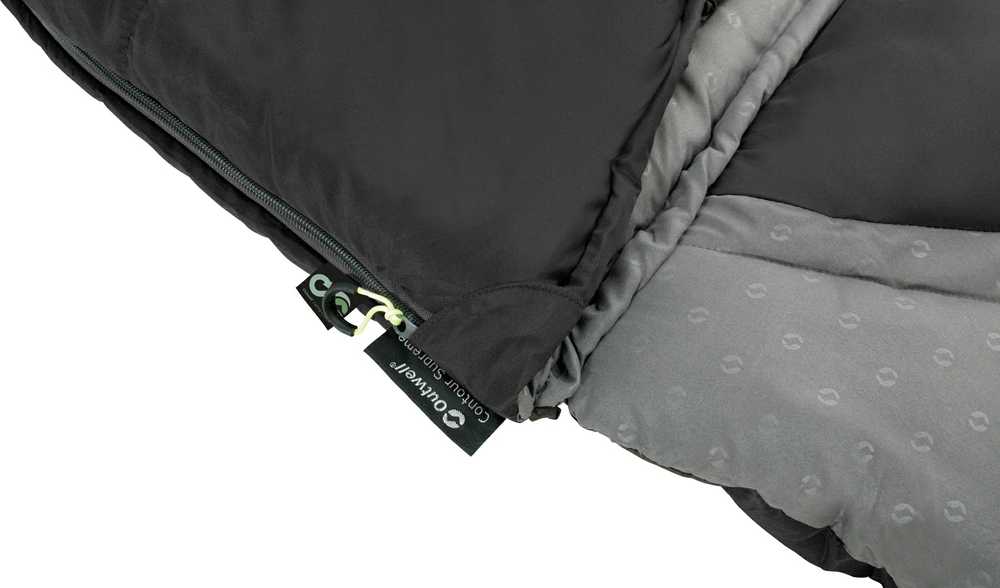 Outwell miegmaišis Contour 220 x 85 cm, -13/+16 °C, juodas