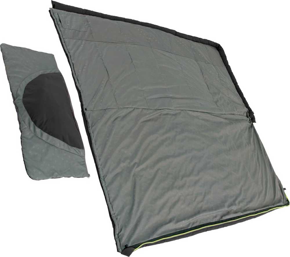 Outwell miegmaišis Contour 220 x 85 cm, -13/+16 °C, juodas