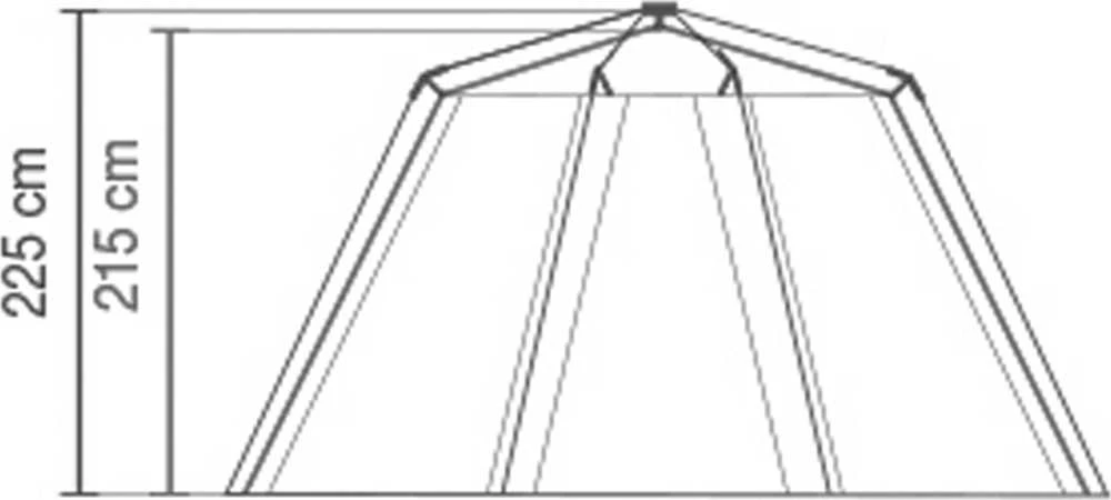 Palapinė COLEMAN Cortes Octagon 8 (mėlyna)