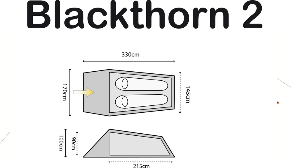 Palapinė Highlander Blackthorn 2