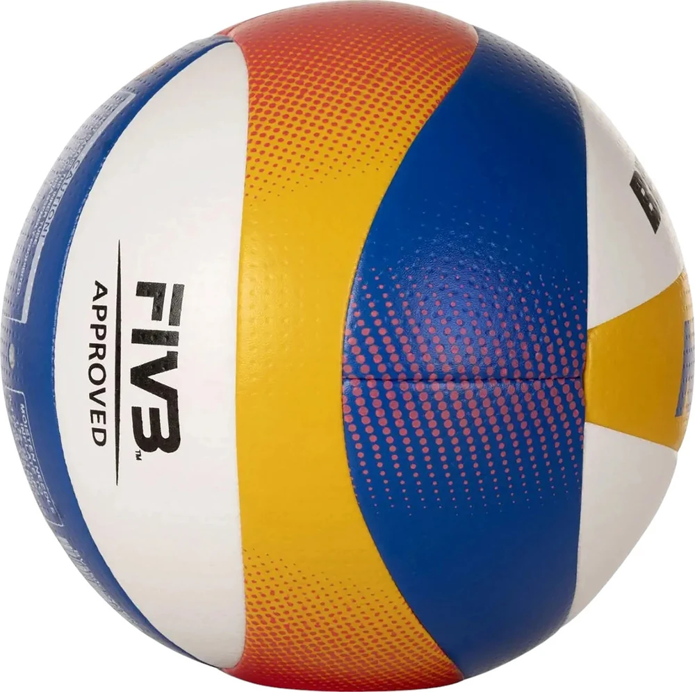 MIKASA BV550C-WYBR Paplūdimio tinklinio kamuolys Beach Pro, Dydis: 5