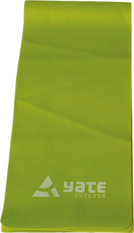 Pasipriešinimo guma Yate, 250x15 cm, kieta, žalia