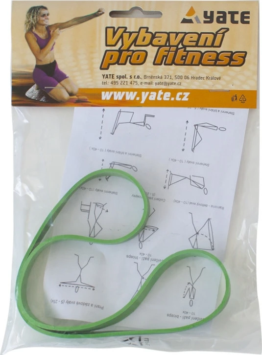 Pasipriešinimo guma Yate, Medium – žalia